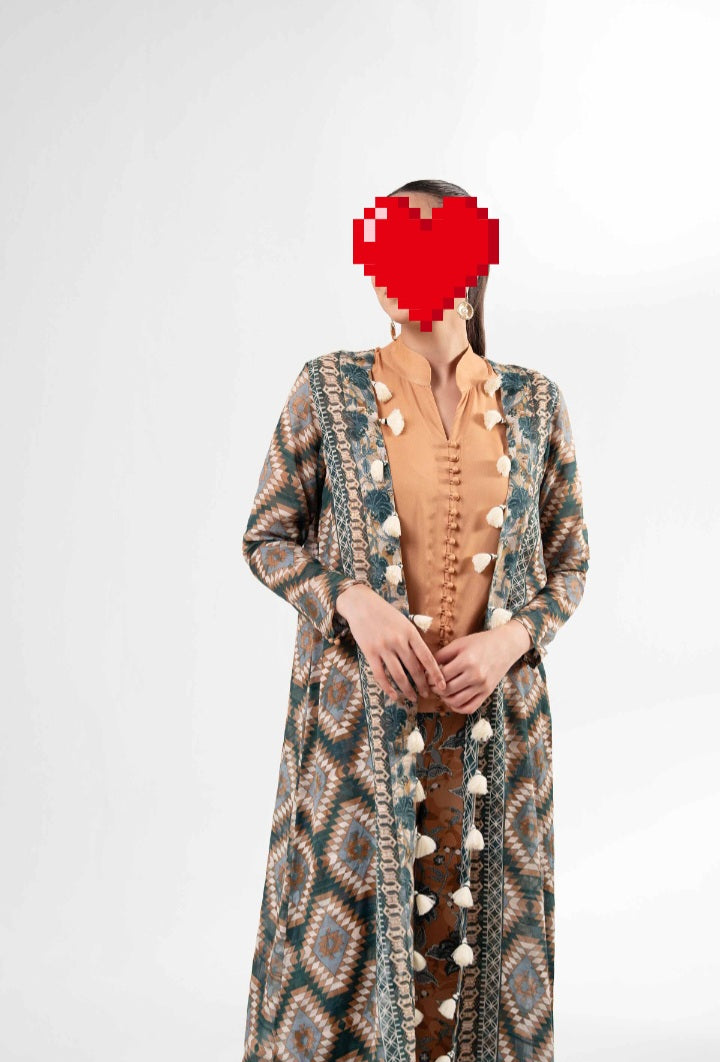 Original Nishat Linen Printed Lawn 3 Piece | HR BRANDS SALE MELA
