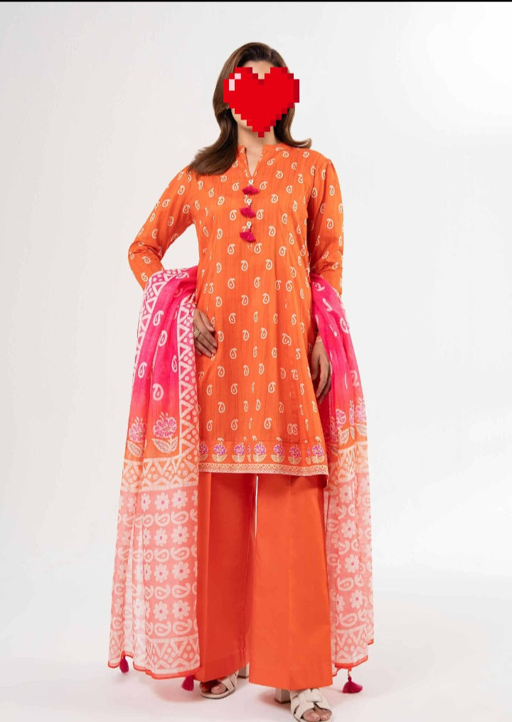 Original Nishat Linen Printed Lawn 3 Piece | HR BRANDS SALE MELA