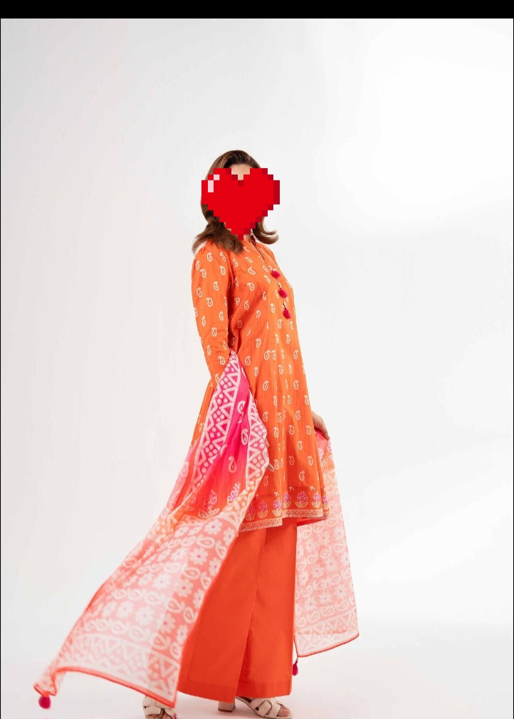 Original Nishat Linen Printed Lawn 3 Piece | HR BRANDS SALE MELA