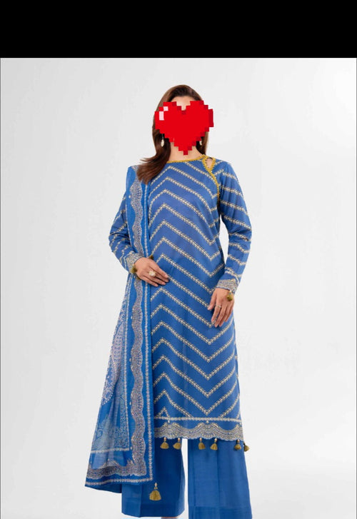 Original Nishat Linen Printed Lawn 3 Piece | HR BRANDS SALE MELA