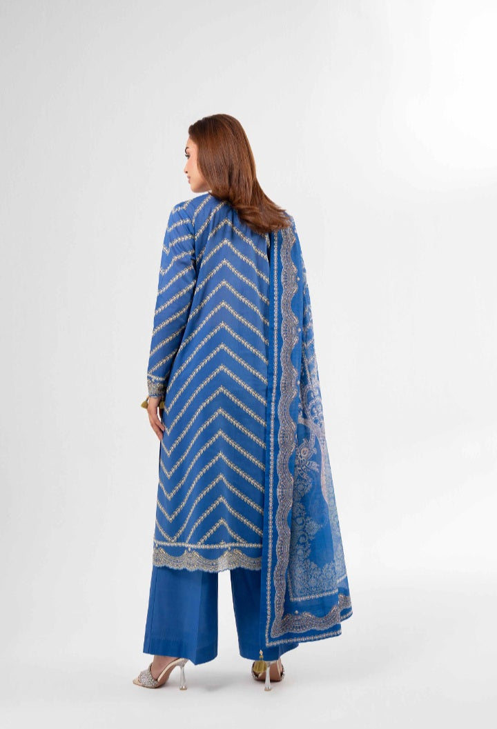 Original Nishat Linen Printed Lawn 3 Piece | HR BRANDS SALE MELA